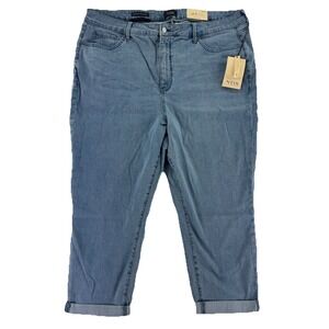 NYDJ Margot Girlfriend Kingston Jeans Pant 18WP Cool Embrace Blue